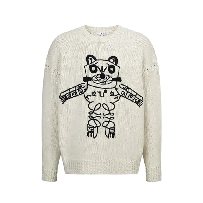 로에베 남성 라운드 스웨터 - Loewe Mens Round Sweater - loc134… - 1