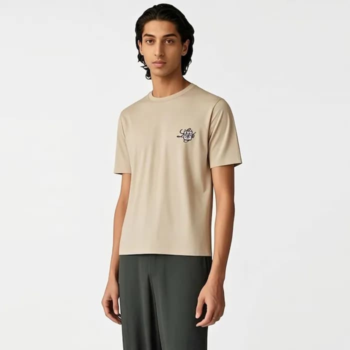 로로피아나 남성 라운드 반팔티 - Loro Piana Mens Round Tshirt - … - 1
