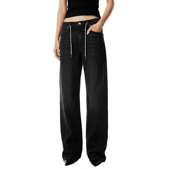 알렉산더왕 여성 크리스탈 드로코드 벌룬 조거 - Alexander wang Womens C… - 1