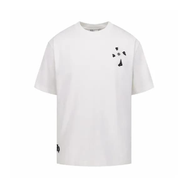 크롬하츠 남성 라운드 반팔티 - Chrom Hearts Mens Round Tshirt -… - 1
