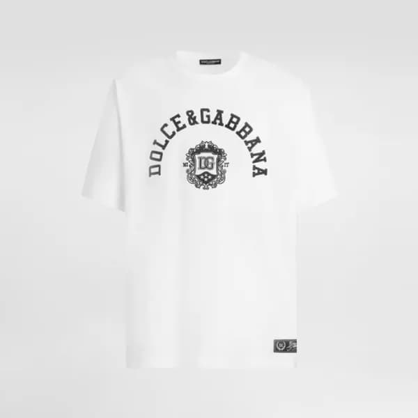 돌체앤가바나 남성 라운드 티셔츠 - Dolce&Gabbana Mens Round Tshir… - 1