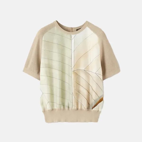 로로피아나 여성 라운드 반팔티 - Loro Piana Womens Round Tshirt … - 1