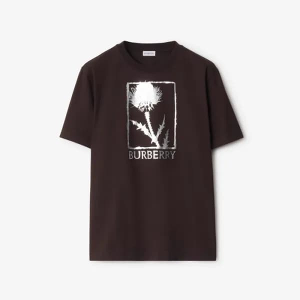 버버리 남성 라운드 반팔 티셔츠 - Burberry Mens Round Tshirt - b… - 1