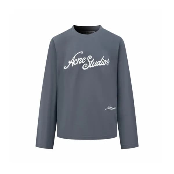 아크네 남성 라운드 긴팔티 - Acne Mens Round Tshirt - anc16355x