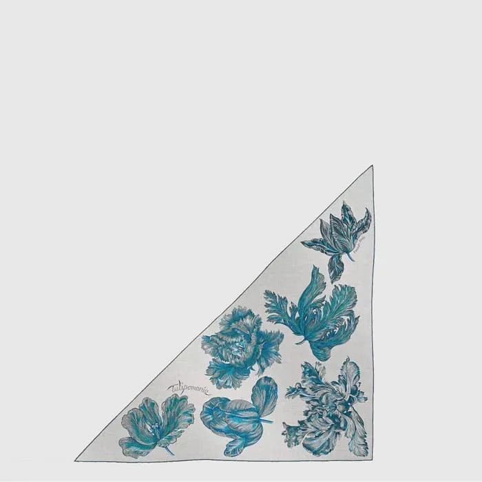 에르메스 여성 튤립포마니 자이언트 트라이앵글 스카프 - Hermes Womens Tulipomanie Giant Triangle Scarf - acc8808x - 1