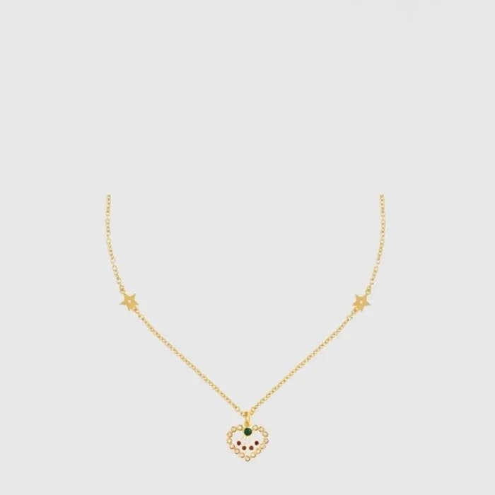 디올 여성 하트 네크리스 - Dior Womens Heart Necklace - acc9652x - 1
