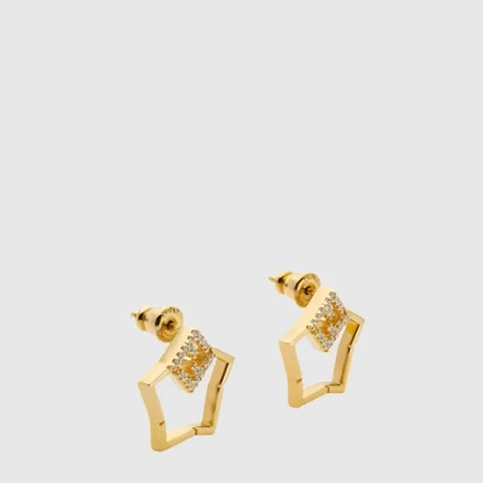 펜디 여성 FF 스타 이어링 - Fendi Womens FF Star Earring - acc10126x - 1