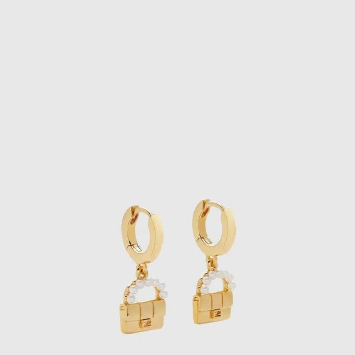 펜디 여성 바게트 클러치 이어링 - Fendi Womens Baguette Clutch Earring - acc10154x - 1