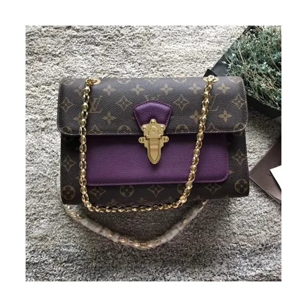 Louis Vuitton Monogram Victoire Women Chain Shoude… - 1