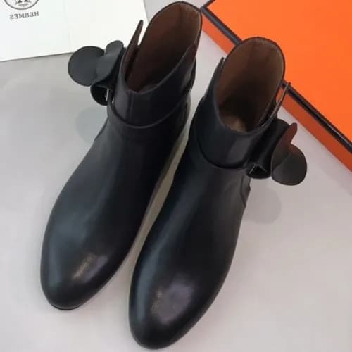 HERMES H-KELLY 2018 LADIES LEATHER ANKLE BOOTS - 에… - 1