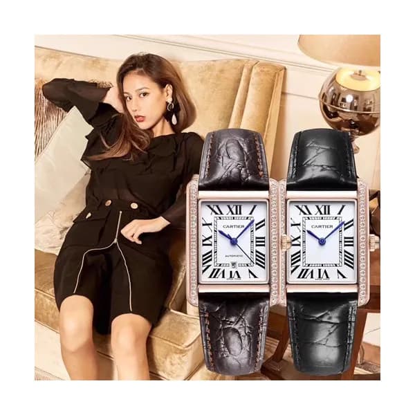 CARTIER LADIES TANK VERSION AUTOMATIC - 까르띠에 레이디스 … - 1