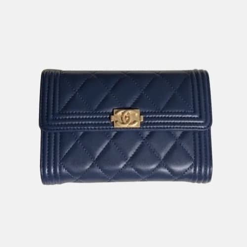Chanel 2018 LeBoy Lambskin wallet A80285- 샤넬 램스킨 중… - 1
