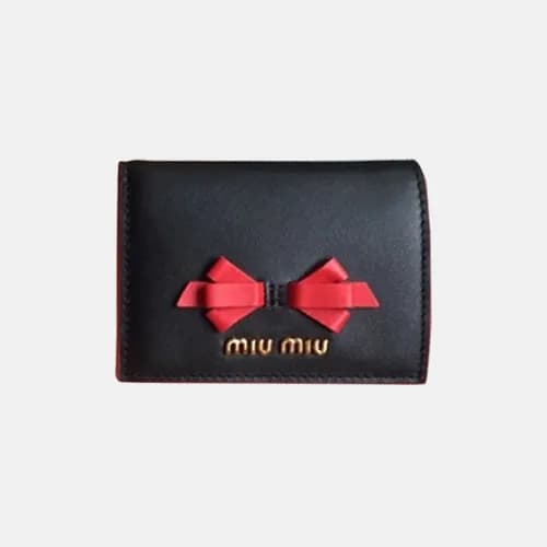 2018/19 MiuMiu Ladies Ribbonz Small Wallet - 미우미우 … - 1