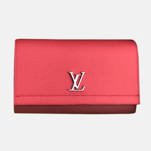 Louis Vuitton 2018 Ladies Lockme Compact Wallet M6… - 1