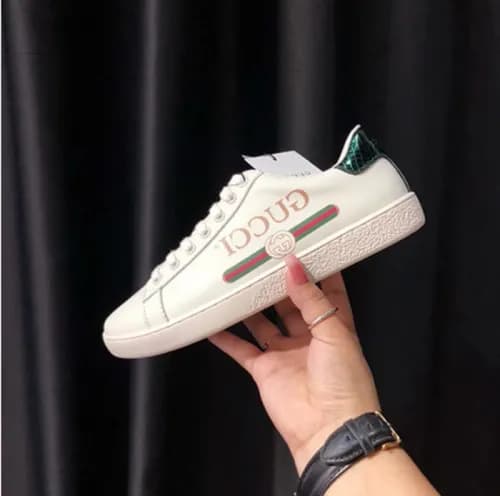Gucci 2018 Logo Ace Sneakers - 구찌 LOGO 에이스 스니커즈 GU… - 1