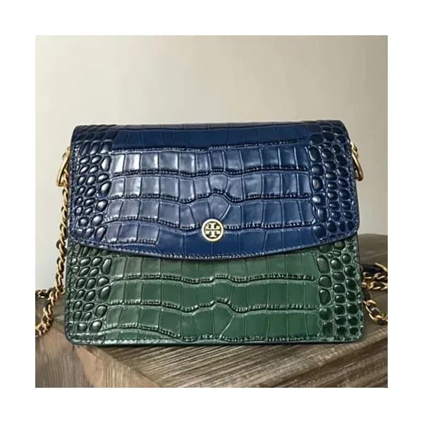 Tory Burch Leather Chain Shoulder Bag,21cm - 토리버치 … - 1