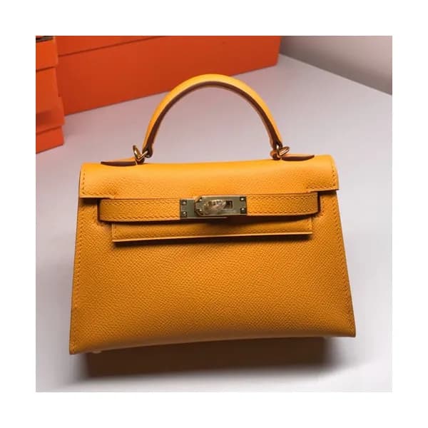 Hermes Mini Kelly 2 Leather Tote Shoulder Bag , - … - 1