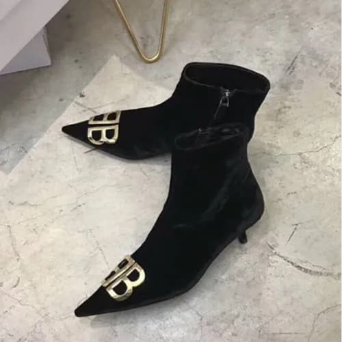 Balenciaga 2018 hound tooth Ankle Boots - 발렌시아가 하운… - 1