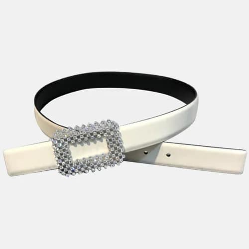 Roger Vivier 2019 Ladies Leather Satin Belt - 로저비비… - 1