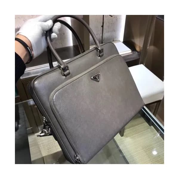 Prada Saffiano Mens Business Bag,36CM - 프라다 사피아노 남…
