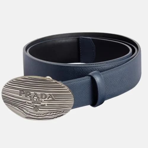 Prada 2019 Mens Vintage Logo Business Saffiano Lea… - 1
