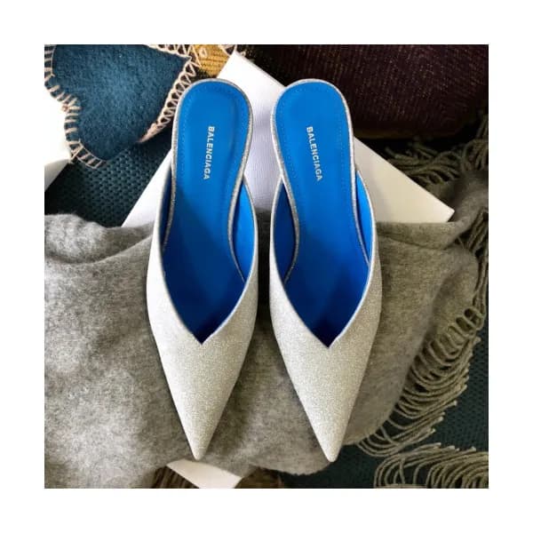 [추가할인]Balenciaga 2019 Womens Glitter Leather Bloaf…
