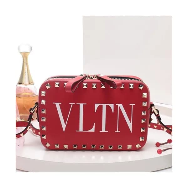Valentino 2019 Leather Camera Small Shoudler Bag,1… - 1