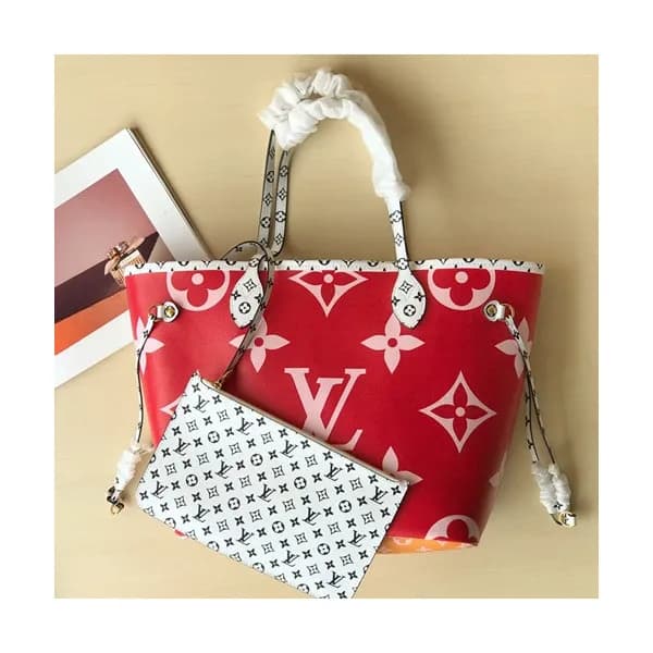 Louis Vuitton 2019 Never Full Tote Shoulder Shoppe… - 1