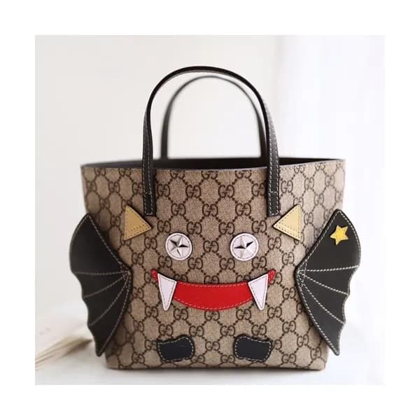 Gucci 2019 Supreme Bat Mini Tote Bag,21CM - 구찌 201… - 1
