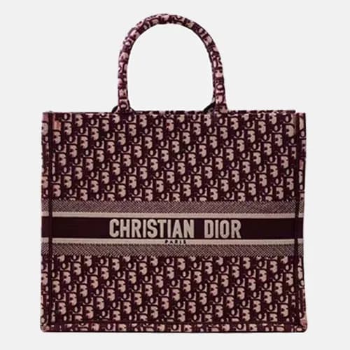 Dior 2019 Women Canvas Book Tote Shopper Bag ,41CM… - 1