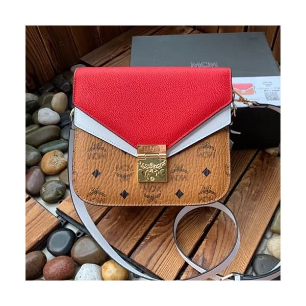 MCM 2019 Patricia Visetos Shoulder Bag,21cm - 엠씨엠 … - 1
