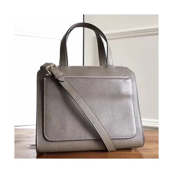 Valextra 2019 Passepartout Leather Tote Shoulder B… - 1
