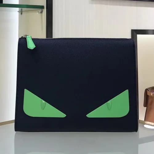 Fendi 2019 Leather Clutch Bag ,25CM - 펜디 2019 레더 남… - 1