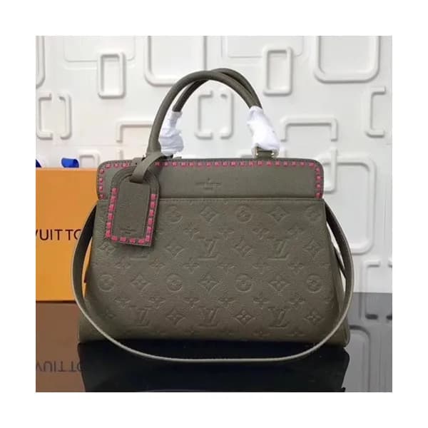 Louis Vuitton 2019 Vosges Leather Tote Shoulder Ba… - 1