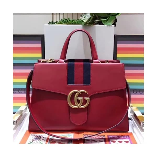 Gucci 2019 GG Marmont Women Tote Shoulder Bag,36C… - 1
