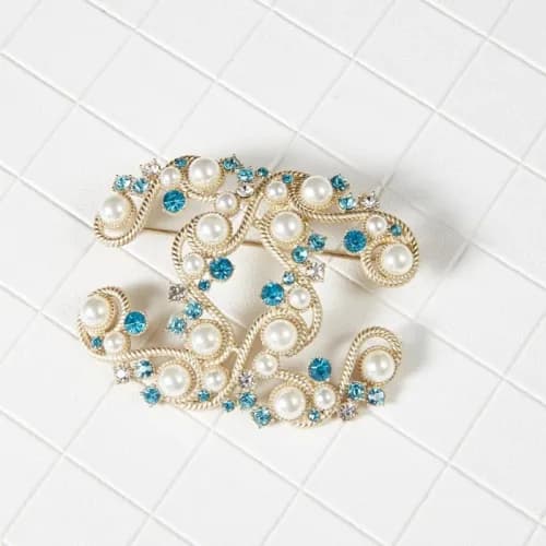 Chanel Brooch -샤넬 브로치cha0136.컬러(옐로우 골드) - 1