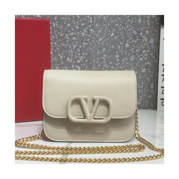 Valentino 2019 Leather Vsling Shoudler Cross Bag,1… - 1