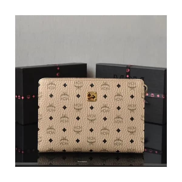 MCM 2019 Visetos Clutch Bag,29cm - 엠씨엠 2019 남여공용 비… - 1