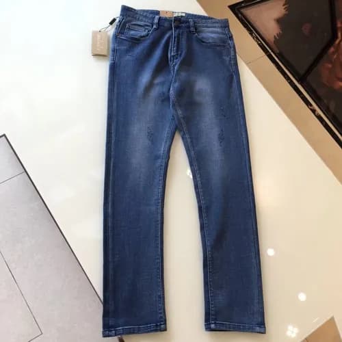 Burberry 2019 Mens Logo Slim Fit Denim Pants - 버버리… - 1