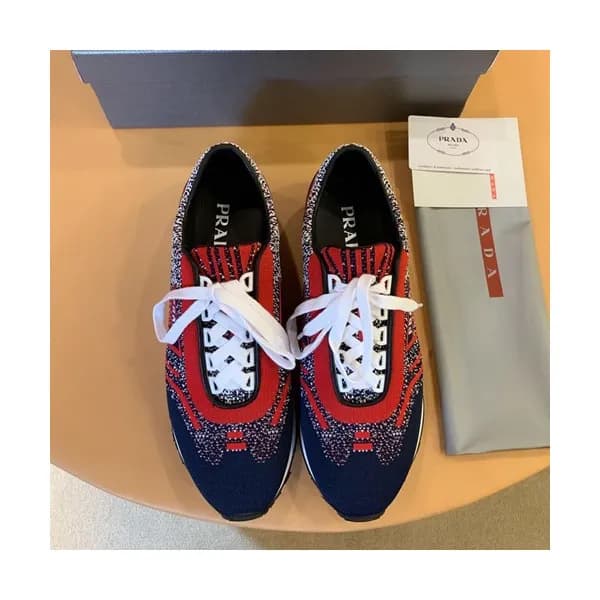 Prada 2019 Mens Knit Sneakers - 프라다 2019 남성용 니트 스니… - 1
