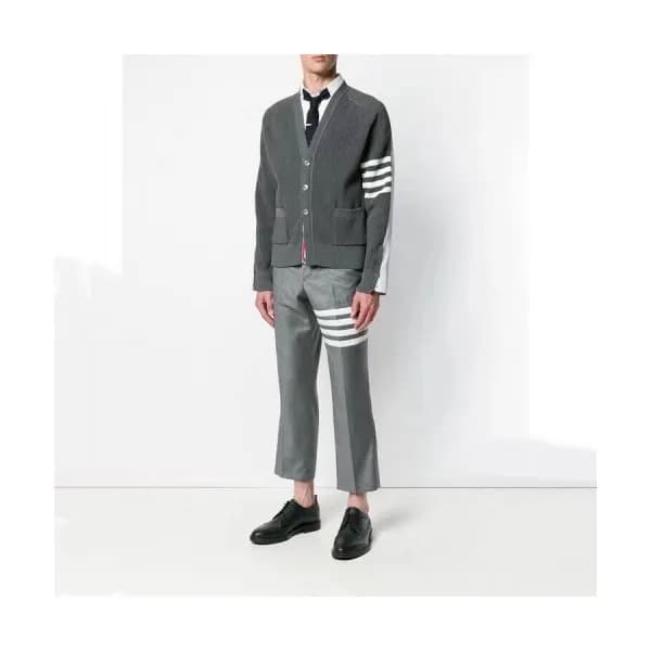 Thom Browne 2019 Mens Strap V-neck Cardigan - 톰브라운…