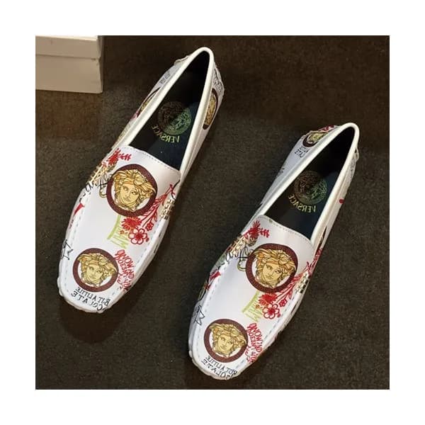 Versace 2019 Mens Leather Loafer - 베르사체 2019 남성용 레… - 1