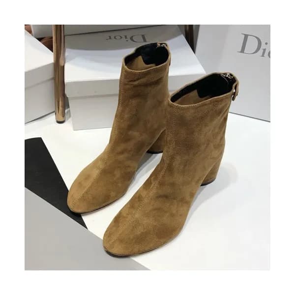 Dior 2019 Ladies Suede Middle Heel Boots - 디올 2019… - 1