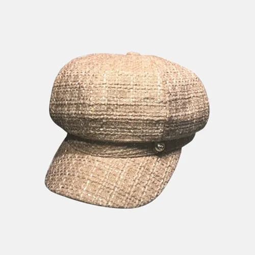 Chanel 2019 Ladies Tweed Cap - 샤넬 2019 여성용 트위드 모자 … - 1