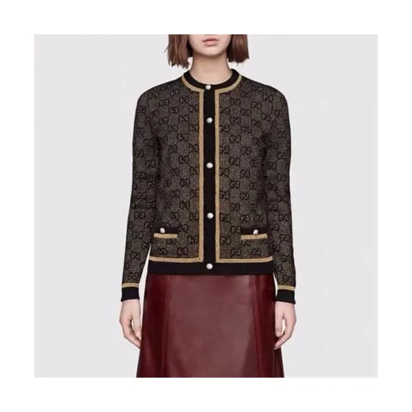 Gucci 2019 Womens Logo Basic Wool Cardigan - 구찌 2… - 1