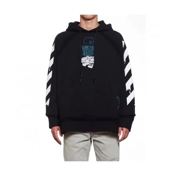 Off-white 2019 Mm/Wm Logo Cotton Oversize HoodT - … - 1