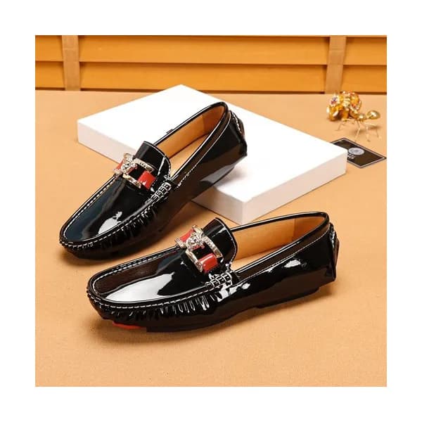 Versace 2019 Mens Leather Loafer - 베르사체 2019 남성용 … - 1