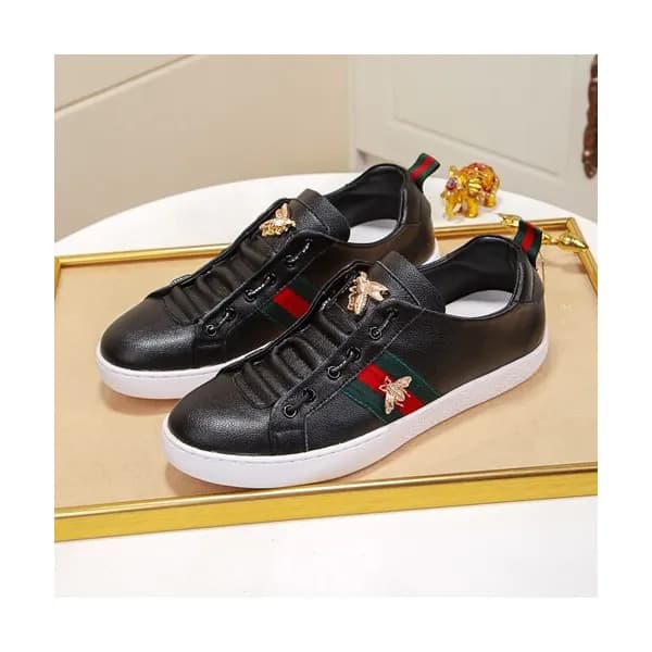 Gucci 2020 Mens Leather Sneakers - 구찌 2020 남성용 레더… - 1