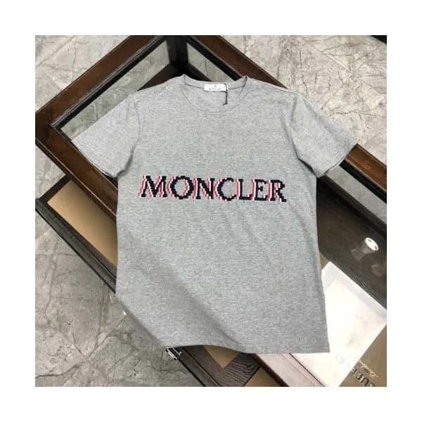 [매장판]Moncler 2020 Mens Logo Silket Crew-neck Short… - 1