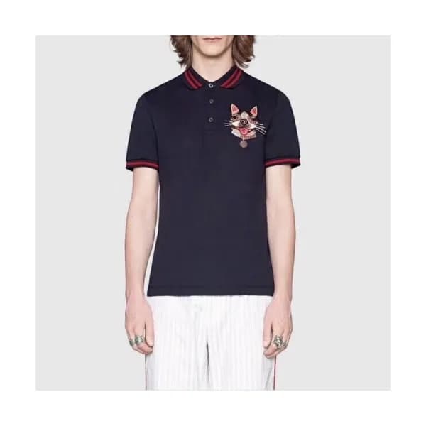[매장판]Gucci 2020 Mm/Wm Logo Cotton Short Sleeved Po… - 1